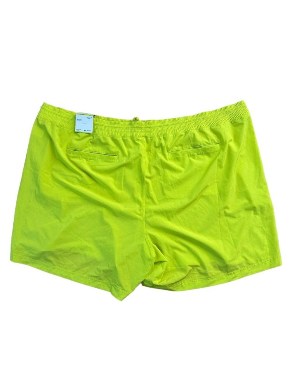 Old Navy Active Shorts Mens 4X Yellow StretchTech Go Dry Quick Dr Athletic NWT - Picture 3 of 13